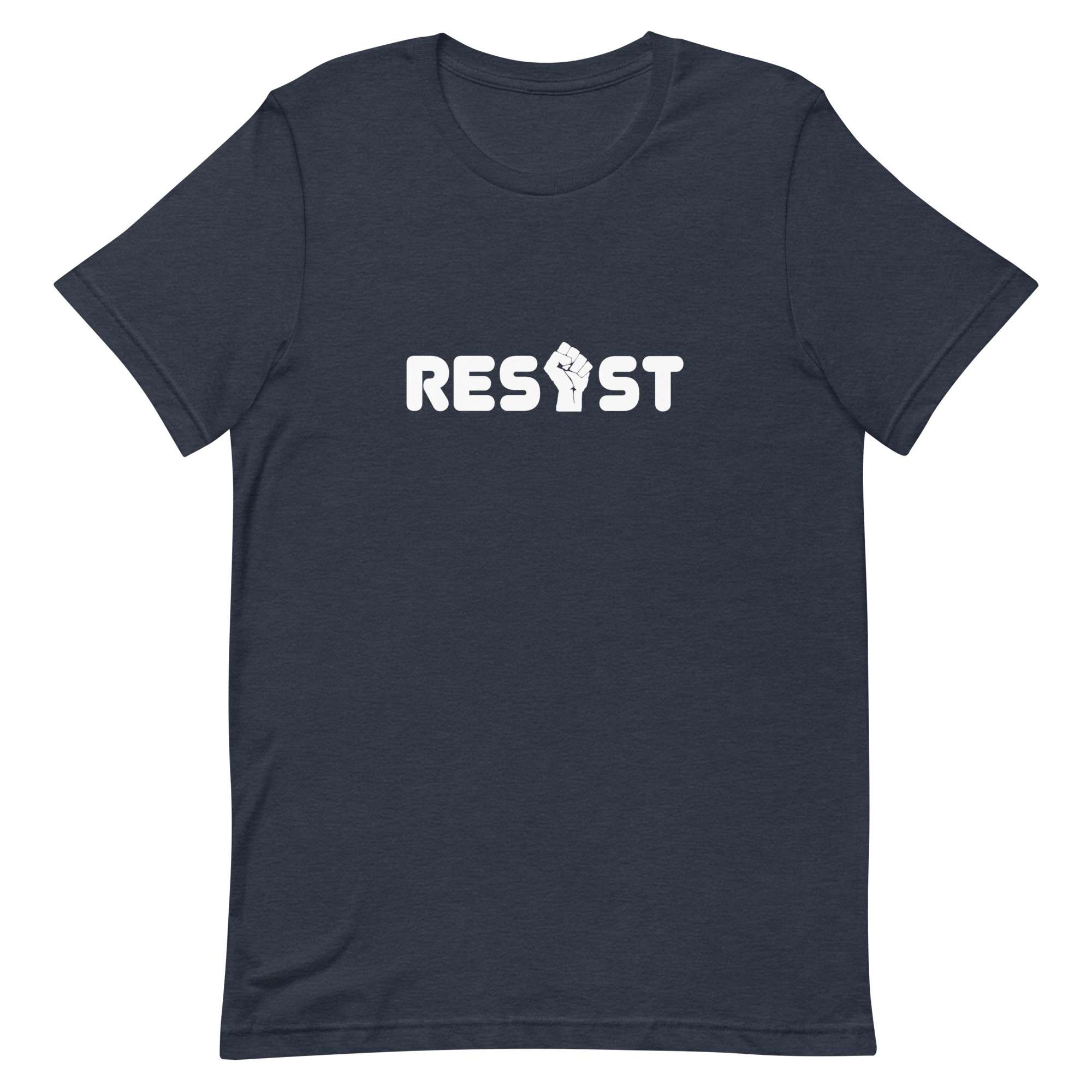 Resist T-Shirt in Heather Navy