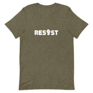 Resist T-Shirt in Heather Olive