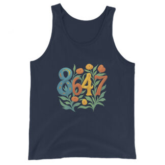 8647 Tank Top in Navy