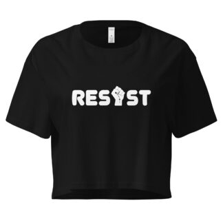 Resist Crop Top in Black