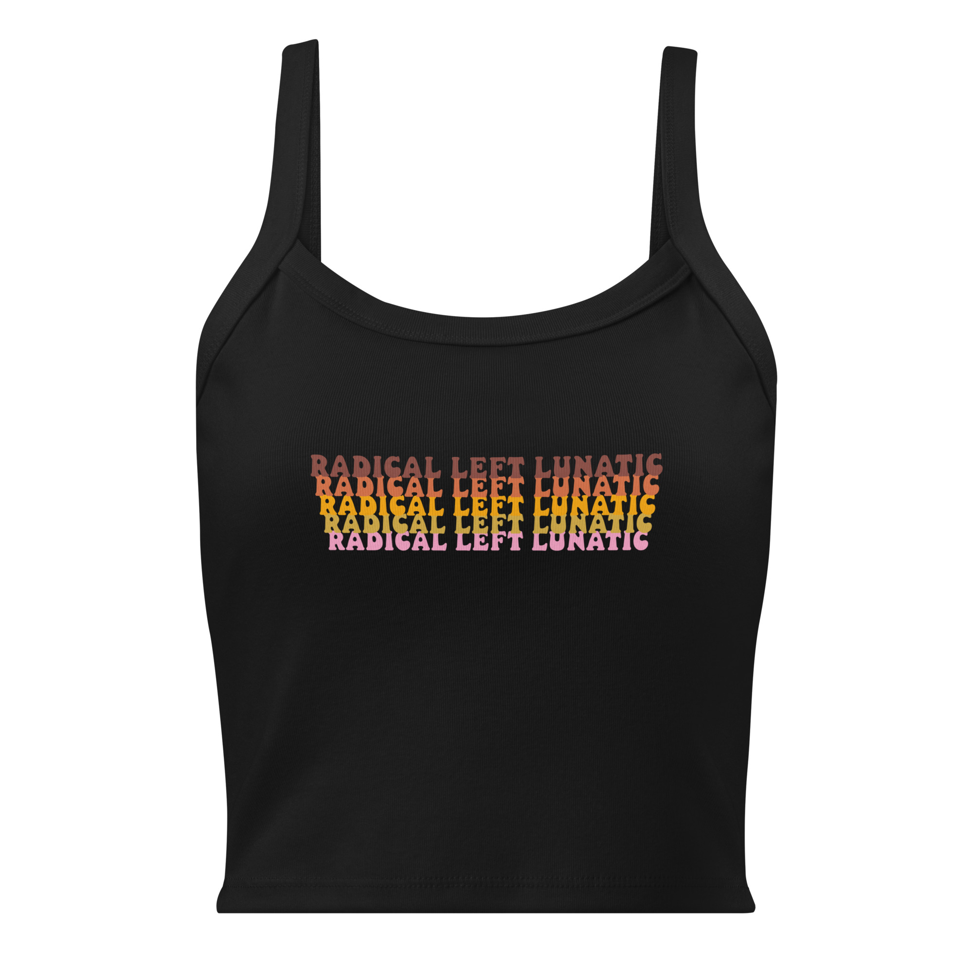 Radical Left Lunatic Midi Tank Top in Black