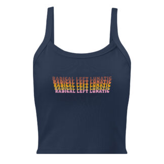 Radical Left Lunatic Midi Tank Top in Navy