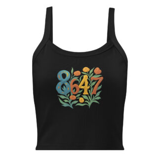 8647 Midi Tank Top in Black